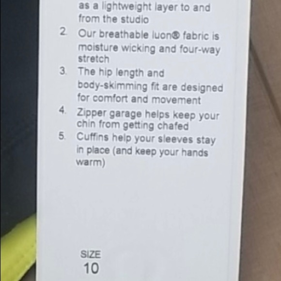 Lululemon Forme Jacket II. - Picture 7 of 8